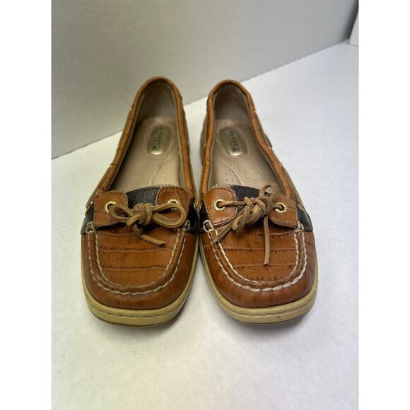 Sperry Women’s Top-Sider Angelfish 9102617 Boat Shoes Brown 7.5 - Picture 1 of 6